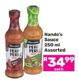 Game Nando's Sauce offer