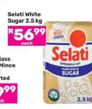 Game Selati White Sugar 2.5 kg offer