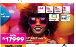 Game 85 QLED Google TV (85P8K) offer