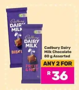 Game Cadbury Dairy Milk Chocolate 80 g Assorted offer
