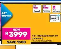 Game 43” FHD LED Smart TV (UA43F60) offer