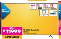 Game 75 QLED Google TV (75P8K) offer