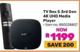 Game TV Box S 3rd Gen 4K UHD Media Player offer