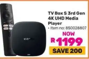 Game TV Box S 3rd Gen 4K UHD Media Player offer