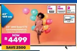 Game 43 UHD Smart TV offer