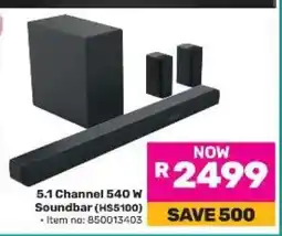 Game 5.1 Channel 540 W Soundbar (HS5100) offer