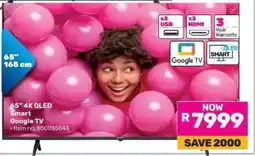 Game 65 4K QLED Smart Google TV offer