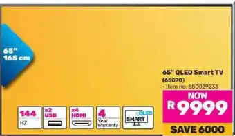 Game 65 QLED Smart TV (65Q7Q) offer