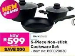 Game 5-Piece Non-stick Cookware Set offer
