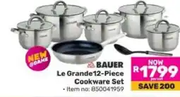 Game BAUER Le Grande 12-Piece Cookware Set offer