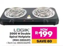 Game LÖGIK 2000 W Double Spiral Hotplate offer