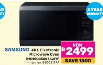 Game Samsung 40 L Electronic Microwave Oven offer