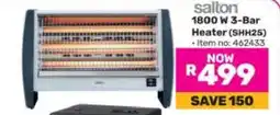 Game Salton 1800 W 3-Bar Heater (SHH25) offer