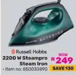 Game Russell Hobbs 2200 W Steampro Steam Iron offer