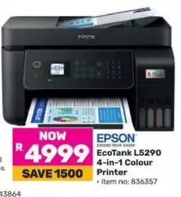 Game EPSON EcoTank L5290 4-in-1 Colour Printer offer