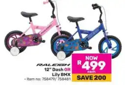 Game Raleigh 12 Dash OR Lily BMX offer