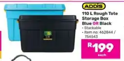 Game ADDIS 110 L Rough Tote Storage Box offer