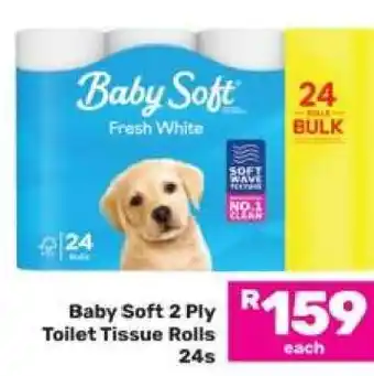 Game Baby Soft 2 Ply Toilet Tissue Rolls 24s offer