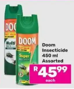 Game Doom Insecticide 450 ml Assorted offer