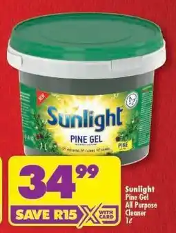Shoprite SUNLIGHT PINE GEL ALL PURPOSE CLEANER 1ℓ offer