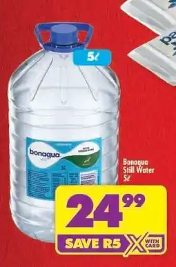 Shoprite Bonaqua Still Water 5L offer