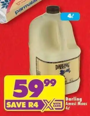 Shoprite Darling Amasi Maas 4ℓ offer