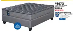 OK Furniture 152cm Hampshire Pillow-Top Base Set offer