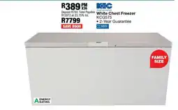 OK Furniture White Chest Freezer offer