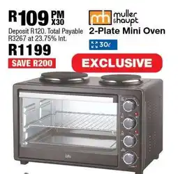 OK Furniture muller shaupt 2-Plate Mini Oven offer