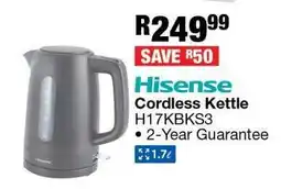 OK Furniture Hisense Cordless Kettle H17KBKS3 offer