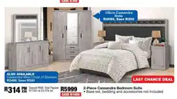 OK Furniture 2-Piece Cassandra Bedroom Suite offer