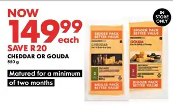 Woolworths CHEDDAR OR GOUDA offer