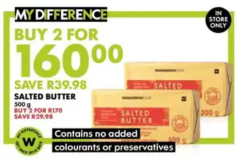 Woolworths Salted Butter offer