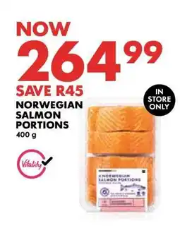 Woolworths Norwegian Salmon Portions offer