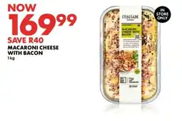 Woolworths Macaroni Cheese with Bacon offer