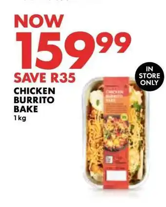 Woolworths CHICKEN BURRITO BAKE offer