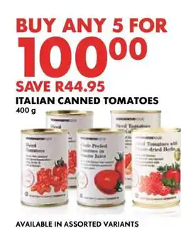 Woolworths Italian Canned Tomatoes offer