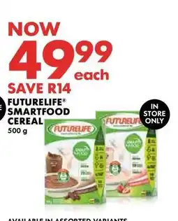 Woolworths FUTURELIFE SMARTFOOD CEREAL 500 g offer