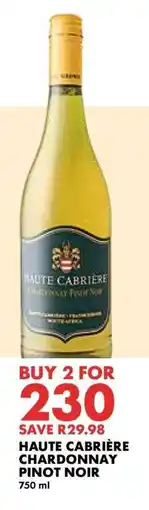 Woolworths HAUTE CABRIÈRE Chardonnay/Pinot Noir offer