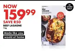 Woolworths Beef Lasagne offer