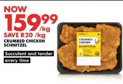 Woolworths Crumbed Chicken Schnitzel offer