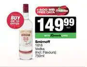 Spar Tops Smirnoff 1818 Vodka-750ml offer