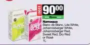 Spar Tops Namaqua Blanc De Blanc,Lite White Johannisberger White,Red,Dry Red Or Rose-For 2 x 1L offer