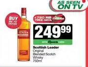 Spar Tops Scottish Leader Original Blended Scotch Whisky-750ml offer