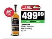 Spar Tops Jameson Select Reserve Irish Whisky-750ml offer