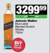 Spar Tops Johnnie Walker Blue Label Blended Scotch Whisky-750ml offer