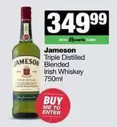 Spar Tops Jameson Triple Distilled Blended Irish Whisky-750ml offer