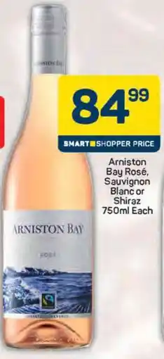 Pick n Pay Arniston Bay Rosé, Sauvignon Blanc or Shiraz offer