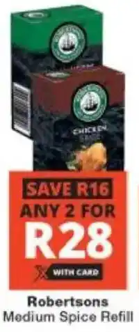 Checkers Robertsons Medium Spice Refill offer