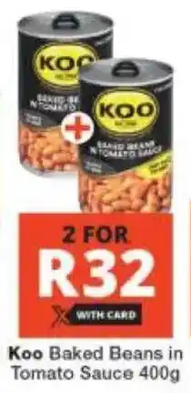 Checkers Koo Baked Beans in Tomato Sauce offer